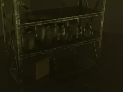 Abandoned Horror Laboratory Pack Low-poly 3D model