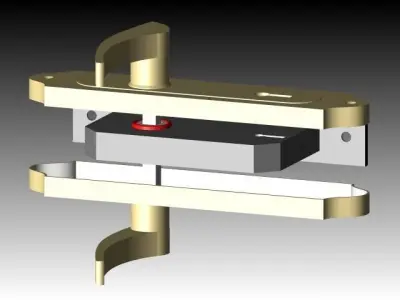 Regency door lock 3D model
