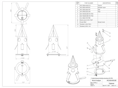 WG 0004 - FledBag big bag Dispenser Low-poly 3D model