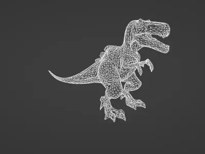 Realistic 3D Tyrannosaurus Rex Model   3D model