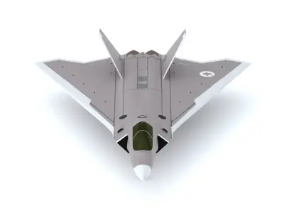 Lockheed Martin FB-22 - STRIKE RAPTOR - Low-poly 3D model