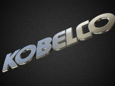 kobelco logo 3D model