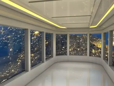 Sci Fi Room 3D model 84
