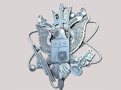 Eagle emblem 3D print model