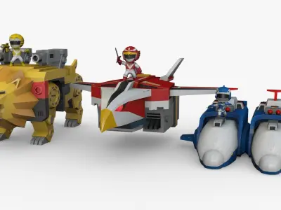 Liveman LiveRobo Low-poly 3D model