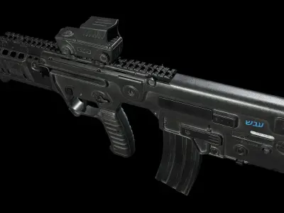 IWI Tavor X95 Low-poly 3D model