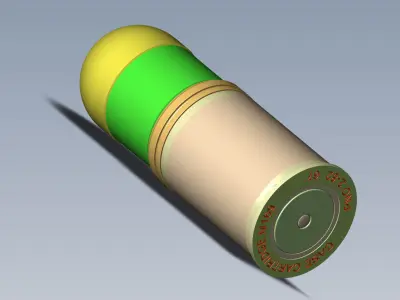 M430 40mm Projected Grenade Bomb for FPV drones Shell Cartridge 3D model