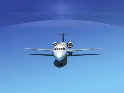 McDonnell Douglas MD80 UM Air 3D model