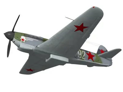 yakovlev yak-9d 3D model