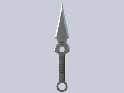Kunai Low-poly 3D model
