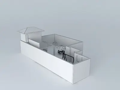 Recreation area Free 3D model