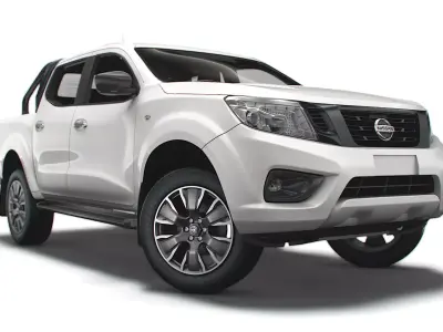 Nissan Navara Tekna DoubleCab UK-spec 2020 3D model