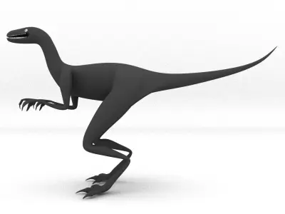 Raptor dinosaur 3D model