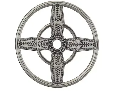 Warrior Nun Pendant and Necklace 3D print model