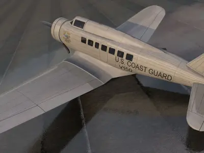 Northrop Delta 1C 3D model