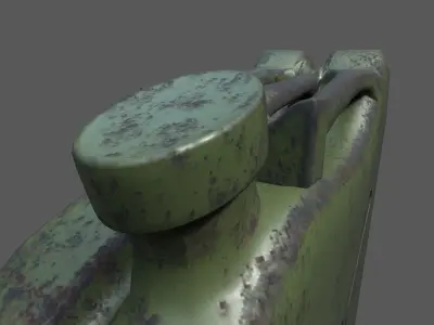 Jerry Can Low-poly 3D model