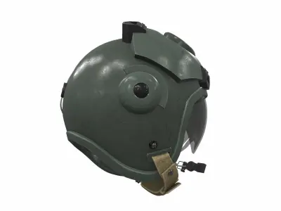 Pilot helmet ja-6 3D model