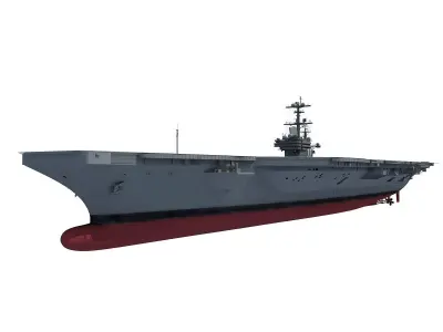 USS George H W Bush Aircraftcarrier CVN-77 3D model