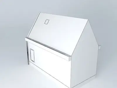 the old house of Ms. Douma, here spent many hours Free 3D model