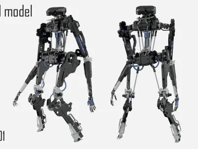 robot 01 3D model