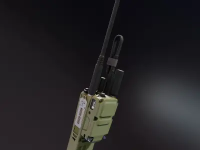 PRC 163 Falcon 4 Radio Low-poly 3D model