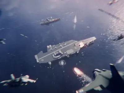 Poly Fleet Low-poly 3D model