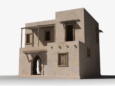 Arab x29 Low-poly 3D model