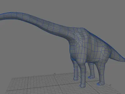 Brachiosaurus Dinosaur 3D model