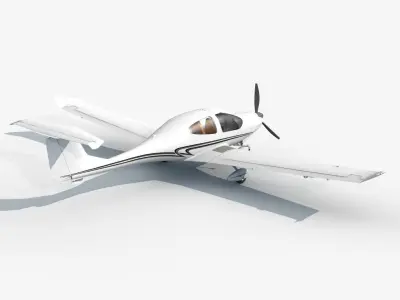 Diamond DA 40 3D model