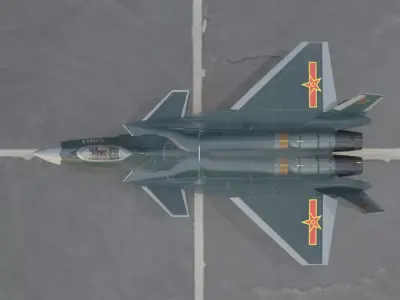 Chengdu J 20 Mighty Dragon Free 3D model