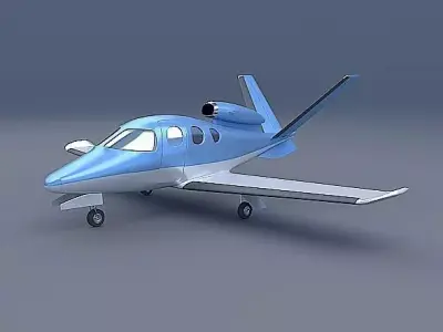 Cirrus SF50 private jet 3D model