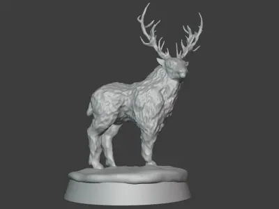Red Stag Miniature Free 3D print model