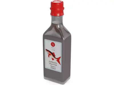 Canned and Jarred Goods Fish Sauce 3D model