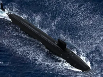 USS Colorado (SSN-788) 3D model