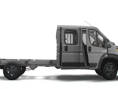 RAM Promaster Chassis Truck CrCab 4035WB HQInterior 2023 3D model