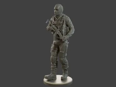 CzechSlovak Police Tactical Unit CPTU2 007 3D print model