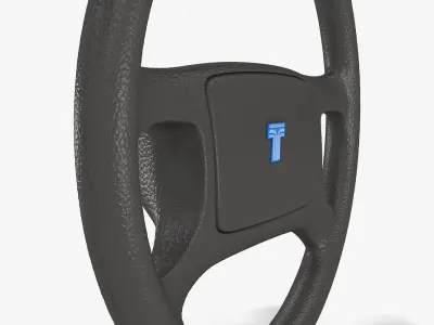 Tofas Steering Wheel Low-poly 3D model
