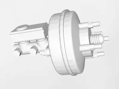 Brake booster 3D print model