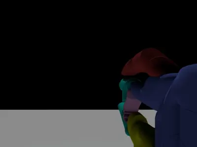 toy gun Free 3D model