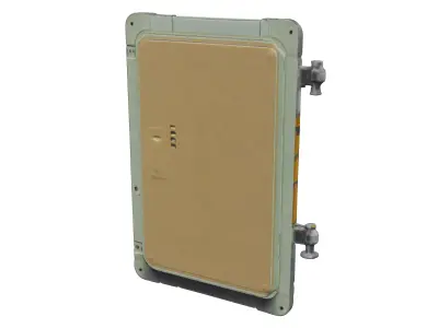 SciFi Moonbase Door 3D model buy