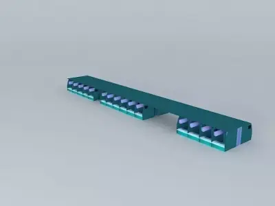 SkyInterior AirTrain Concept Aircraft Interior for Boeing 767 Free 3D model