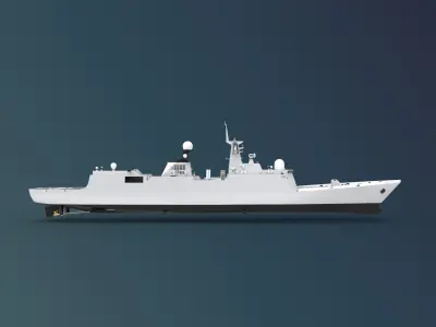 Type 054A frigate 3D model