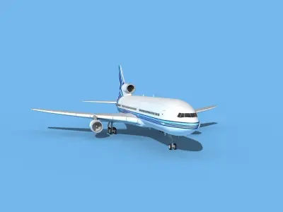 Lockheed L-1011 TriStar Corporate 3 3D model