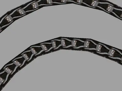 Chain Lowpoly Texture Low-poly 3D model