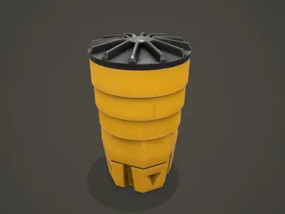 Sand Barrel 3D model