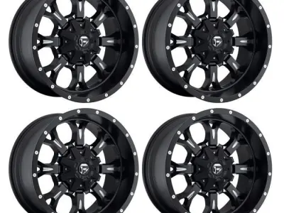 Fuel Krank Wheel Matte Black F150 Raptor 3D model