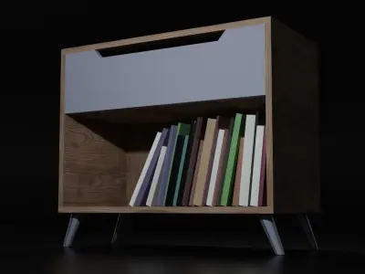 Bedside Drawer Free 3D model