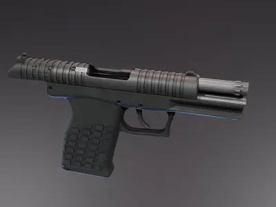 PR57 Pistol Low-poly 3D model