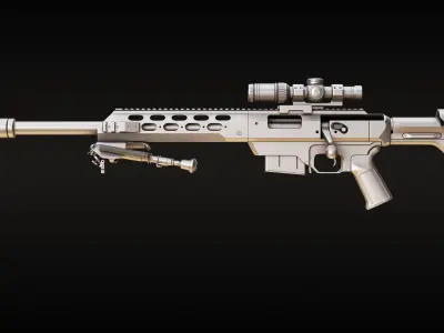 Tac 21 Sniper Rifle 3D model