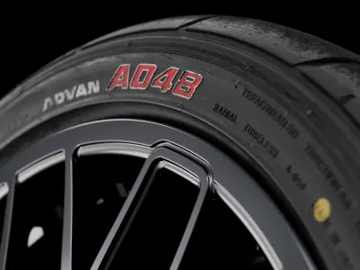 Yokohama Advan A048 After Track 3D model